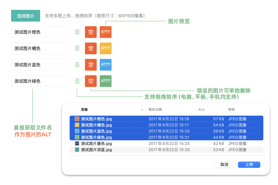 2025版網(wǎng)站后臺多圖上傳功能簡介